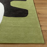 Rossi Green Graphic Rug
