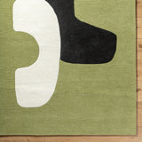 Rossi Green Graphic Rug
