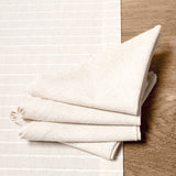 Washed Linen Napkins in Natural Linen S/4