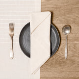 Washed Linen Napkins in Natural Linen S/4