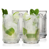 Beau Highball Glasses, S/4
