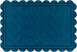 Mystique Scalloped Border Rug