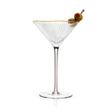 Meridian Crystal Martini Glasses, S/2