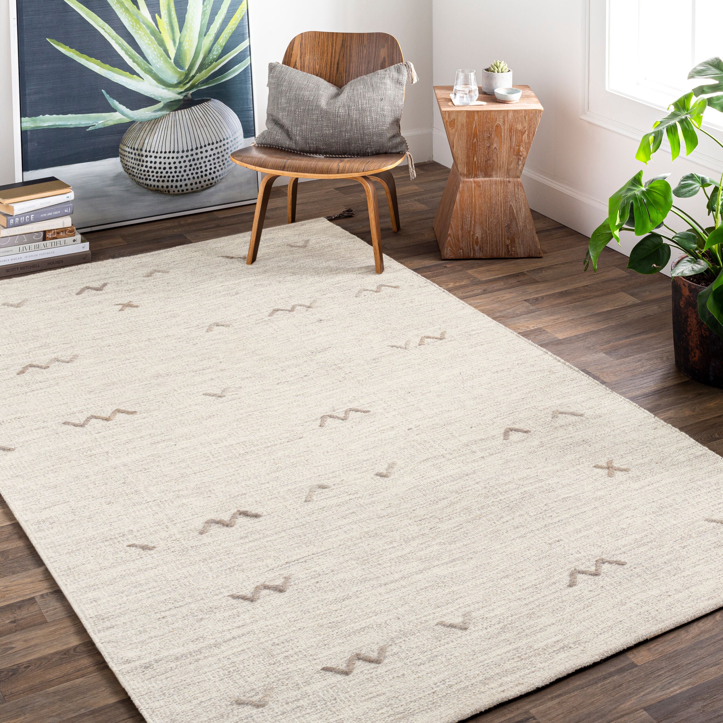Montezuma Hand Woven Wool Rug