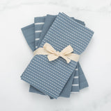 To Each Their Own Napkin Set in Borage & White