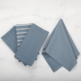 To Each Their Own Napkin Set in Borage & White