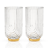 Gatsby Highball Glasses, S/2