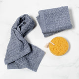 Waffle Hand Towel in Slate S/3