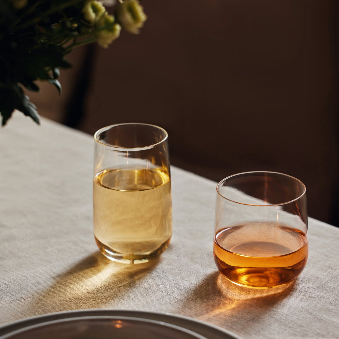 Tall Cremini Tumbler Set, S/4