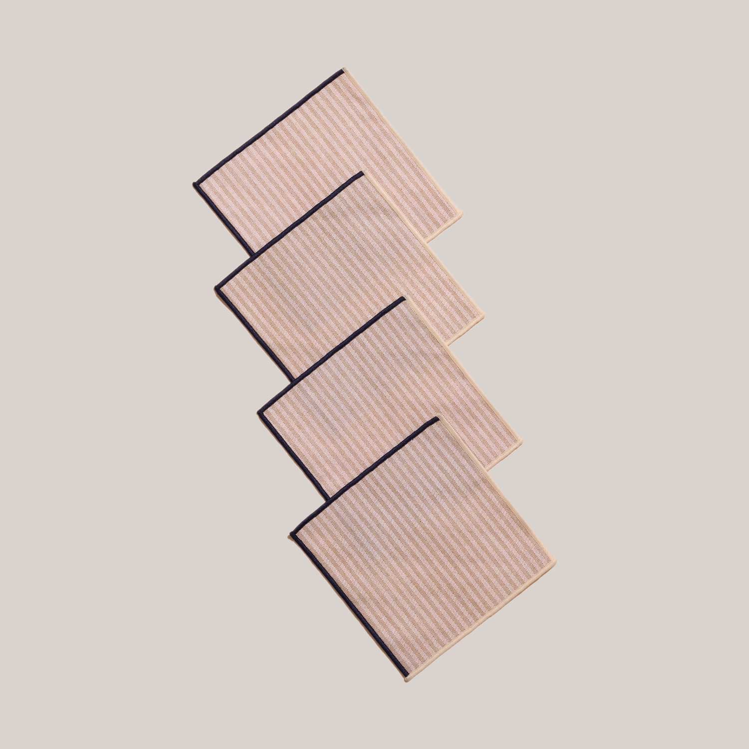 Sandbar Stripe Cocktail Napkins | Set of 4