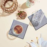 Retro Gingham Cocktail Napkins | Set of 4