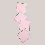 Candy Crush Linen Cocktail Napkins | Set of 4