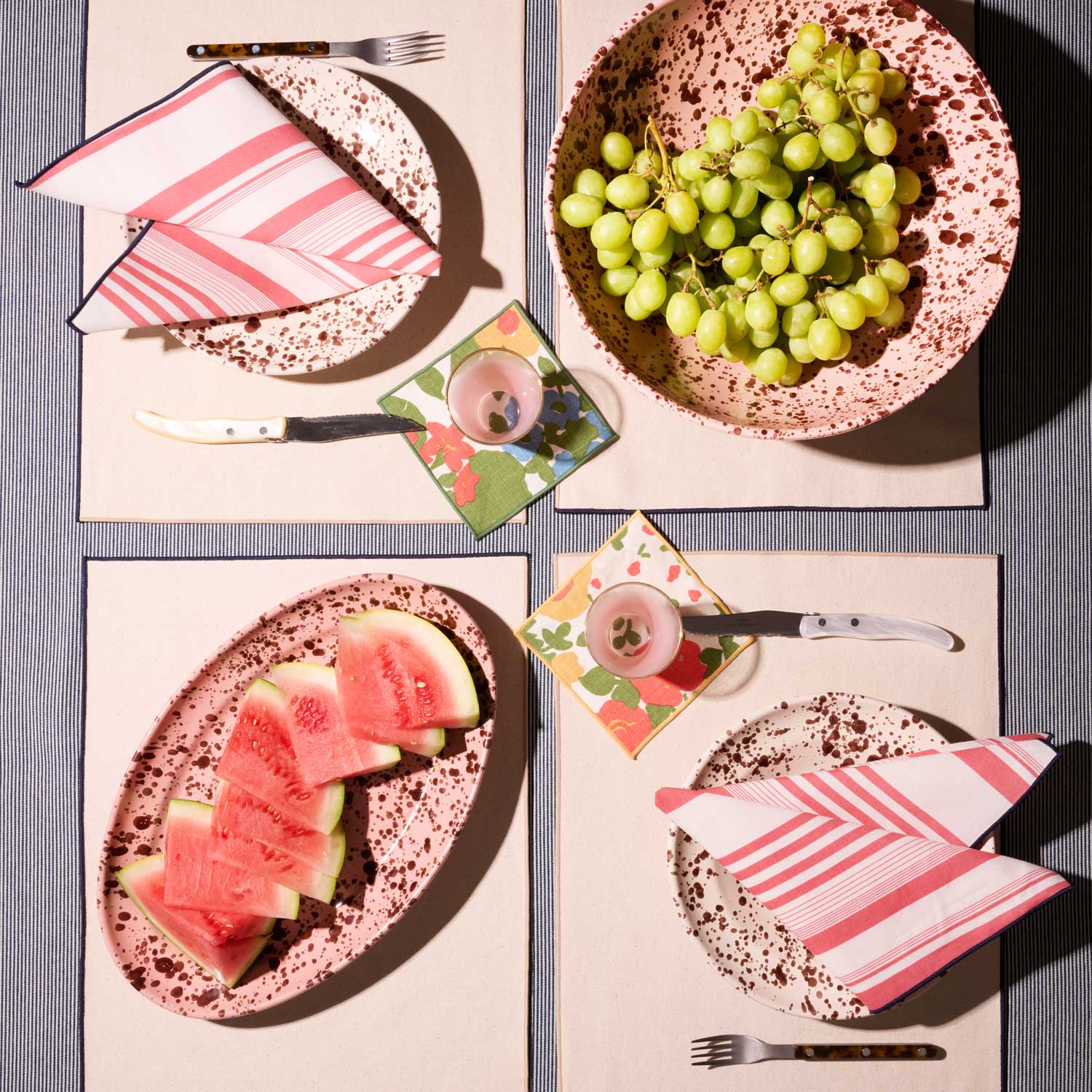 Parasol Stripe Napkins | Set of 4