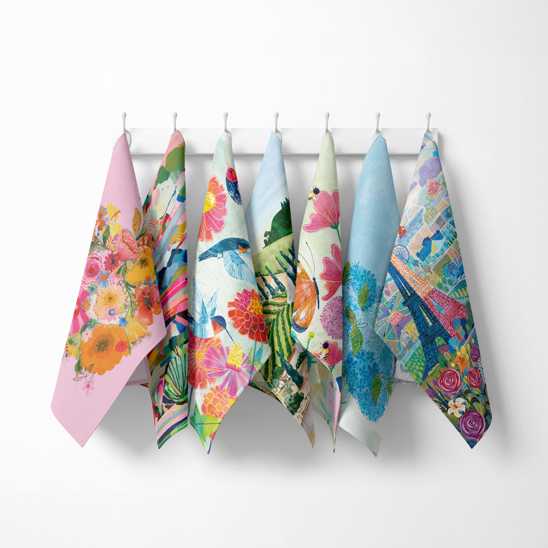 Hummers Cotton Tea Towel