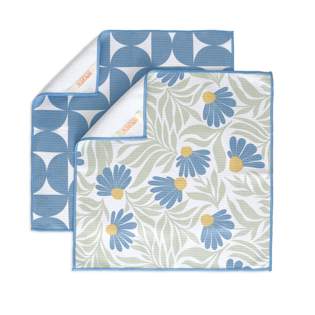 Blue Coneflower All Purpose Towel Set