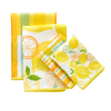 Lemon Plaid All Purpose Towel Set