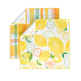 Lemon Plaid All Purpose Towel Set
