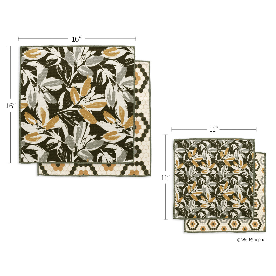 Leaf Tiles All Purpose Towel Set