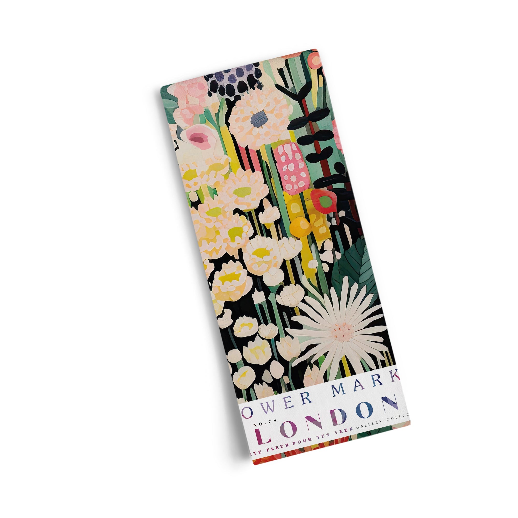 Flower Market Cotton Tea Towel