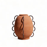 Ella Terracota Scalloped Vessel