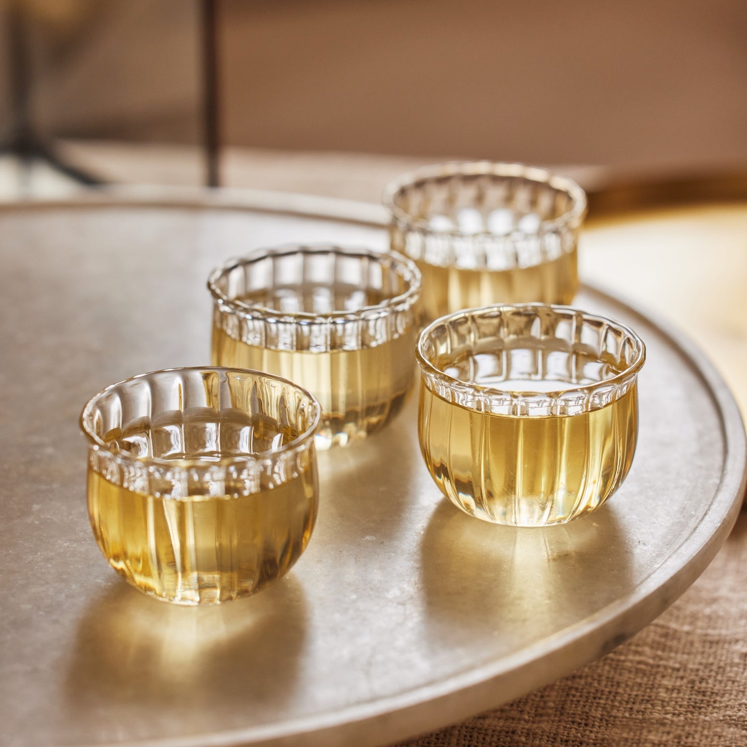 Kira Small Glass Cups, S/4
