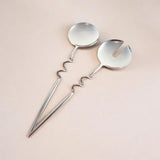 Elisa Servers in Silver (Set of 2)