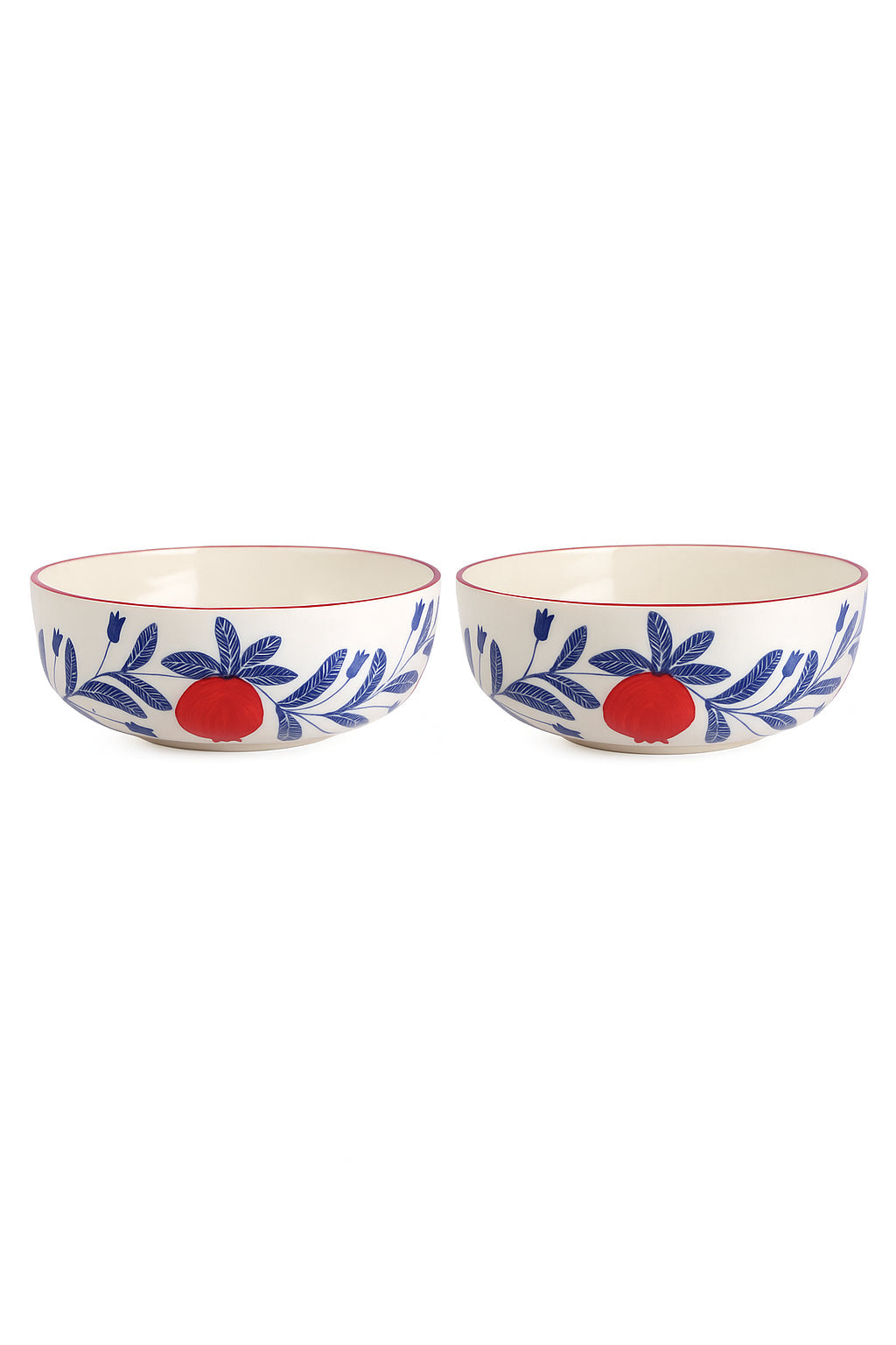 Indian Anaar Bowl, Red S/2