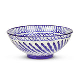 Hand Painted Lebrillo Large Bowl, Blue