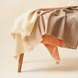 Chestnut Color Block Merino Throw