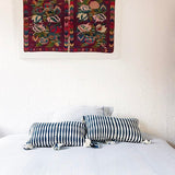 Antigua Pillow in Dark Teal Blue