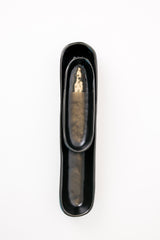Sable Olive Tray in Matte Black/Glossy Black S/2