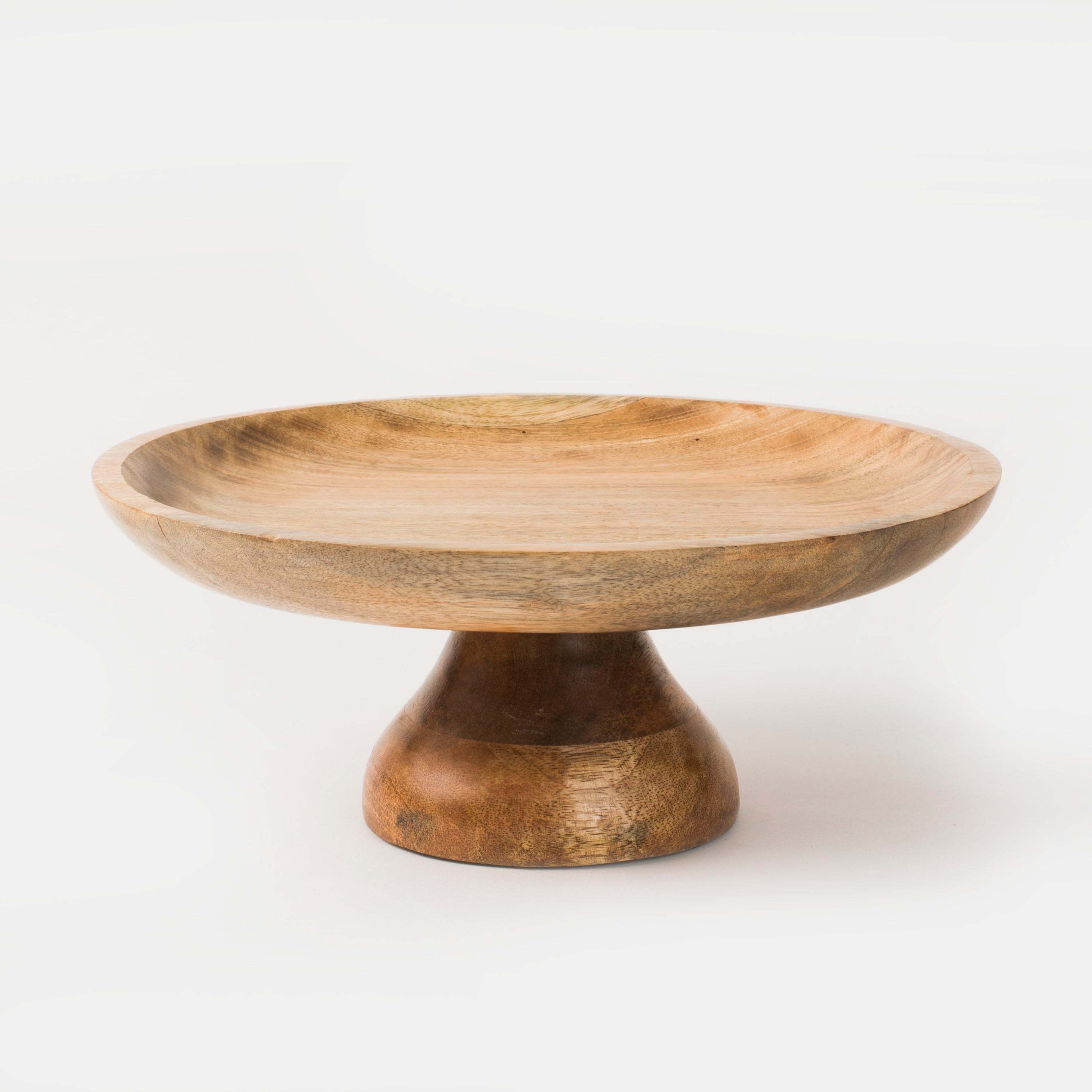 Sienna Mango Wood Pedestal Stand