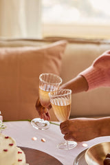 Kira Stemware Champagne Flutes, S/2