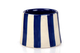Ceramic Black Stripe Mug, S/2