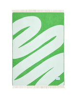 Blanket SWIRL White / Apple 4.25 x 6.5ft