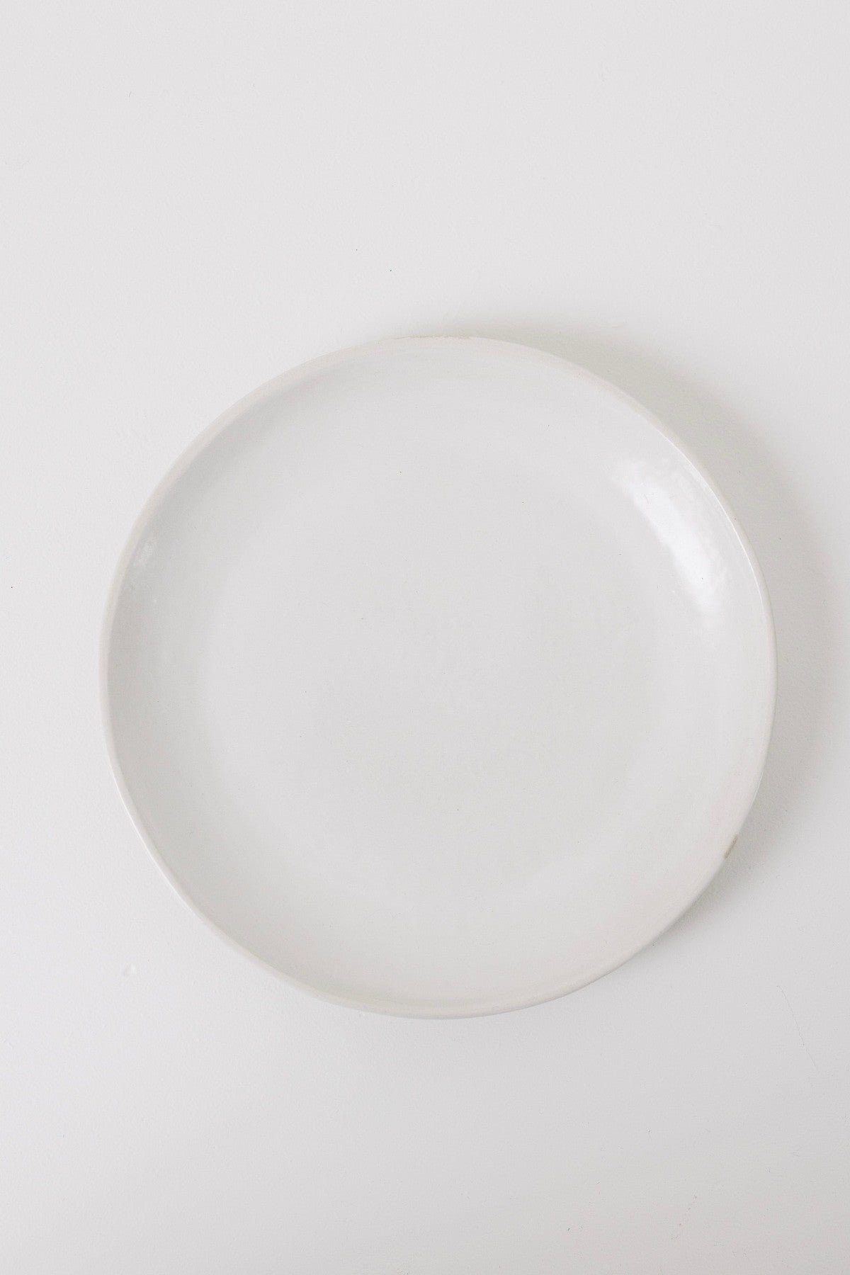 Drift Dinner Plate in Matte White S/6