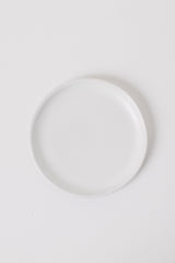 Drift Appetizer Plate in Matte White S/6