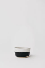 Dawson Pinch Bowl in Matte Black/White S/4