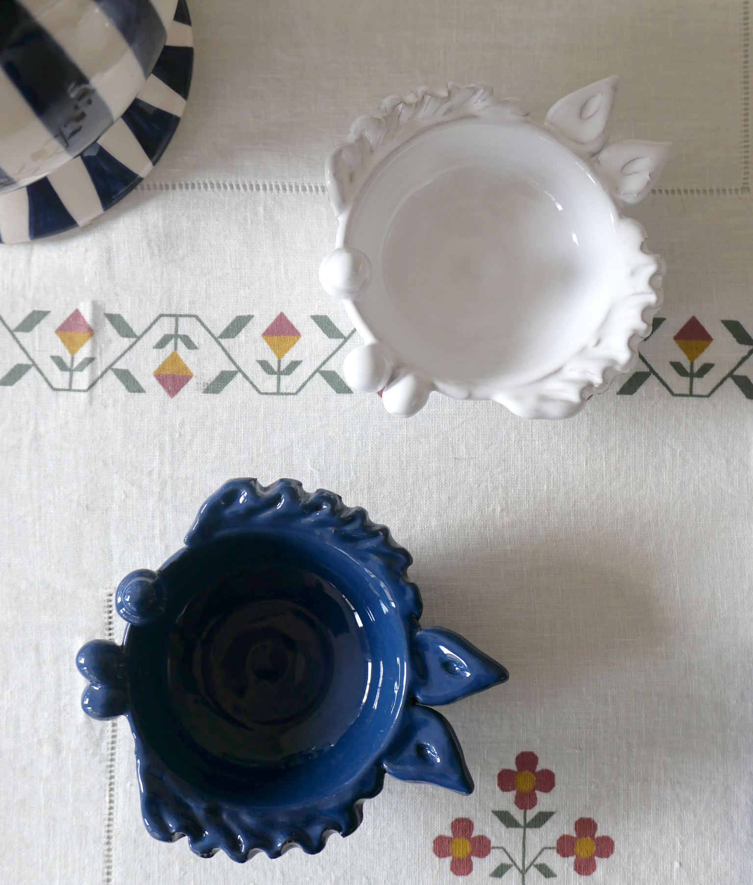 Petit Poisson Bowl, Winter White