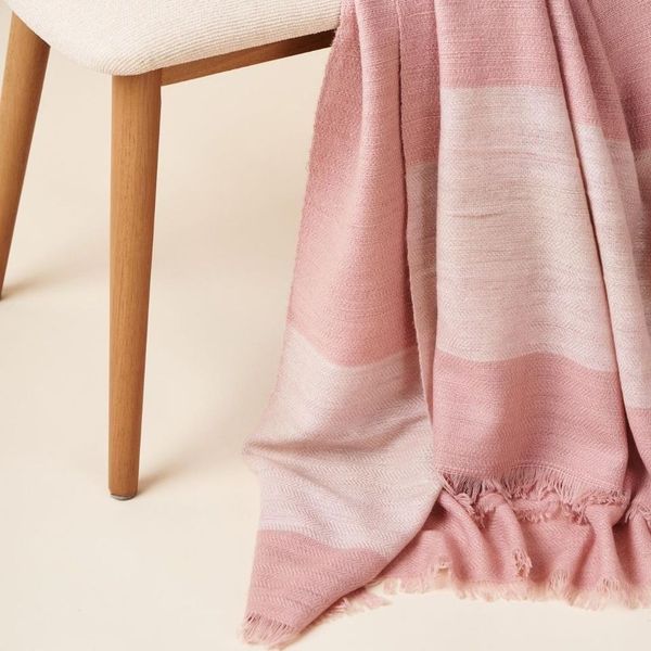 Rosa Herringbone Merino Throw