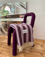 Blanket CANDY WRAP Lilac / Aubergine 4.25 x 6.5ft
