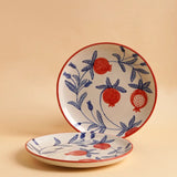 Indian Anaar Plate, Red S/2