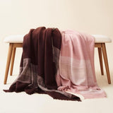 Rosa Herringbone Merino Throw