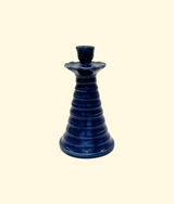 Ruffle Candleholder, Azul