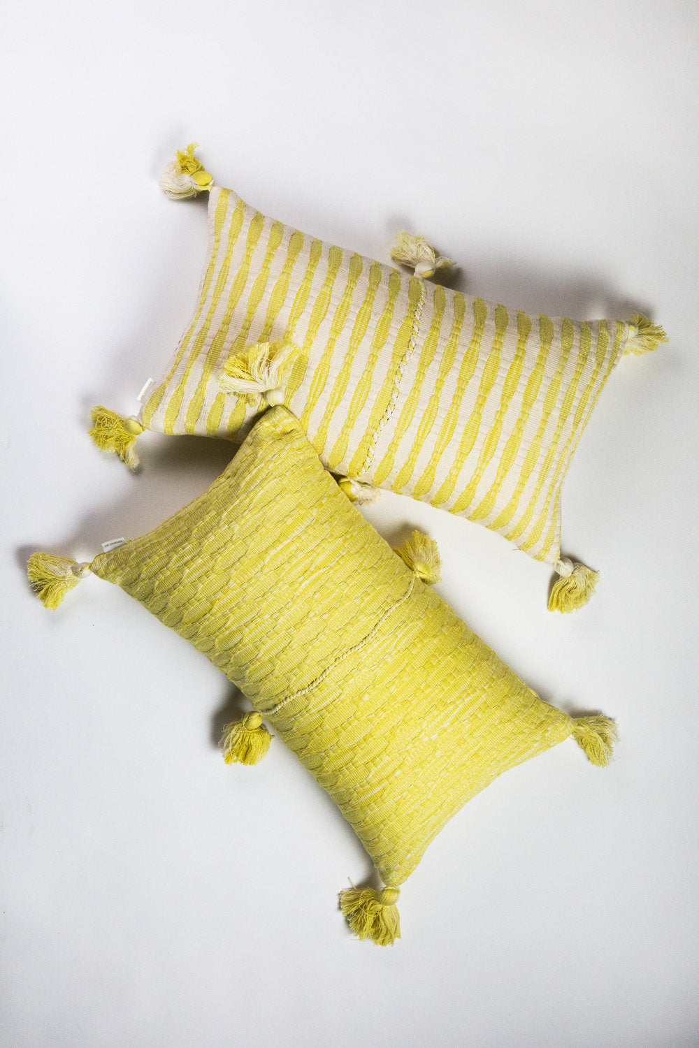 Antigua Pillow in Faded Yellow Solid
