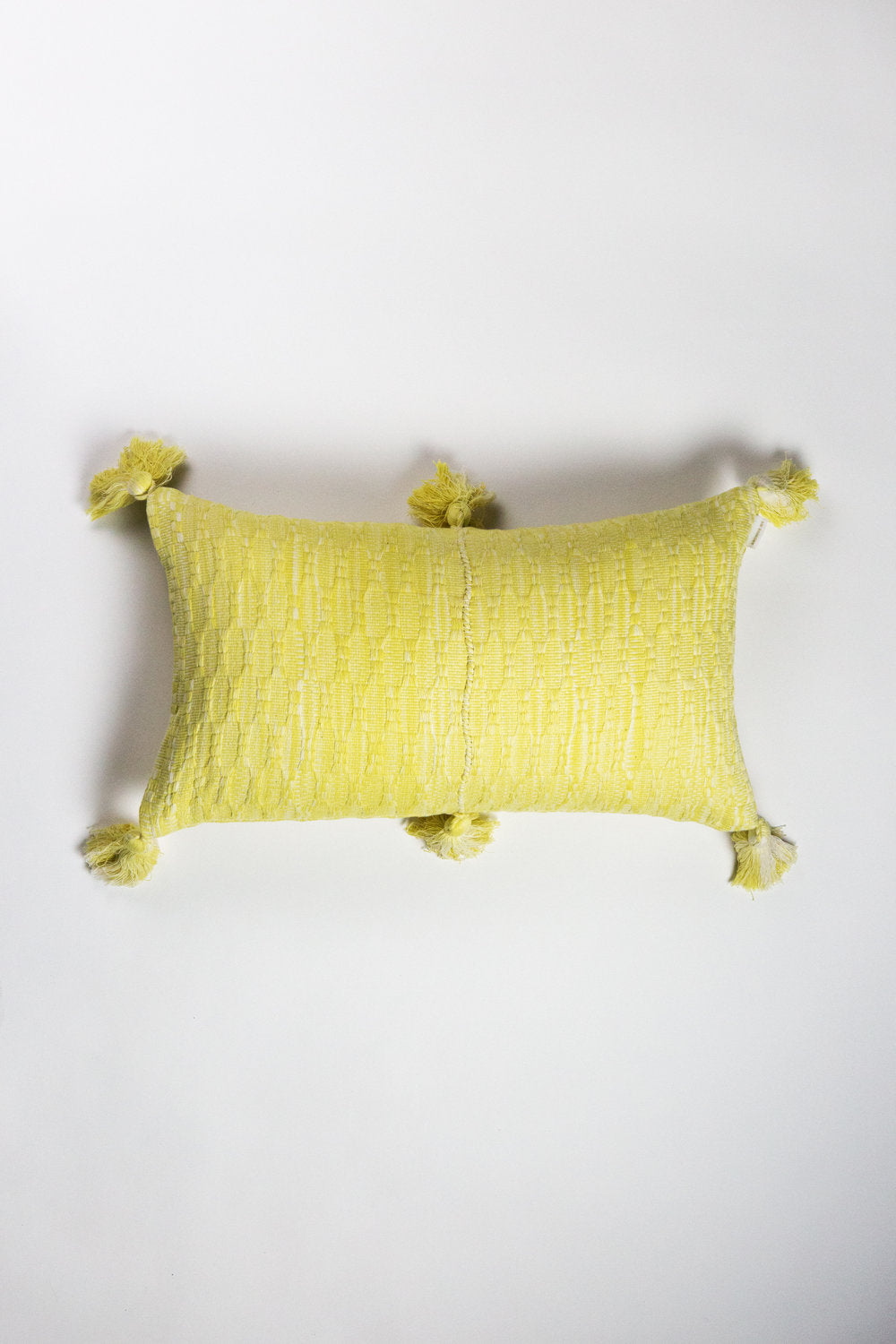 Antigua Pillow in Faded Yellow Solid