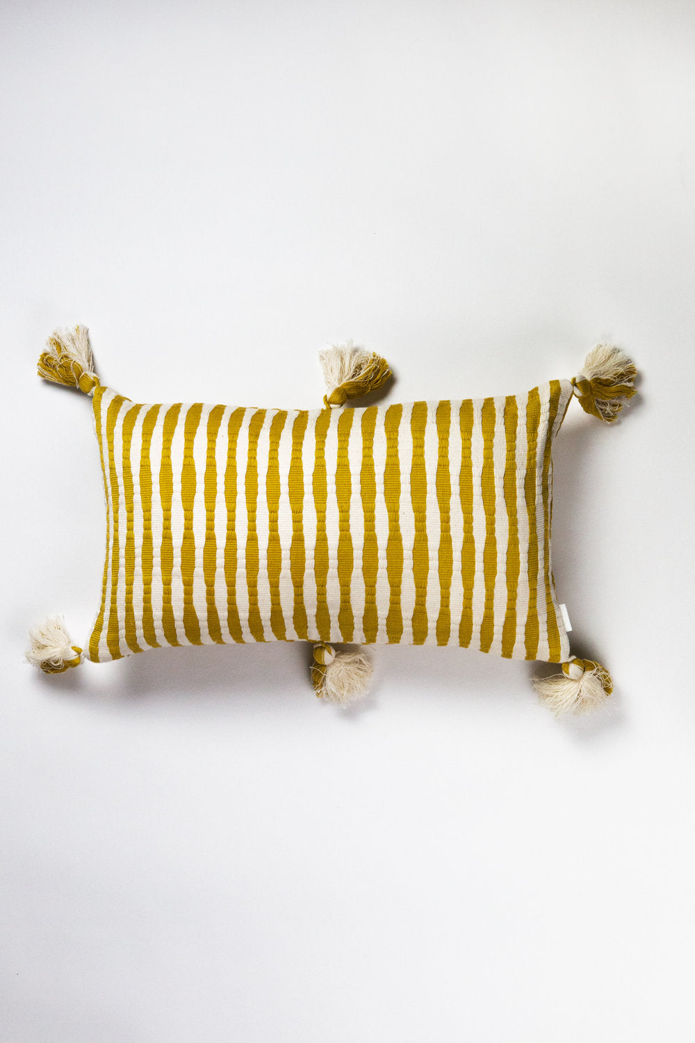 Antigua Pillow in Ochre Striped