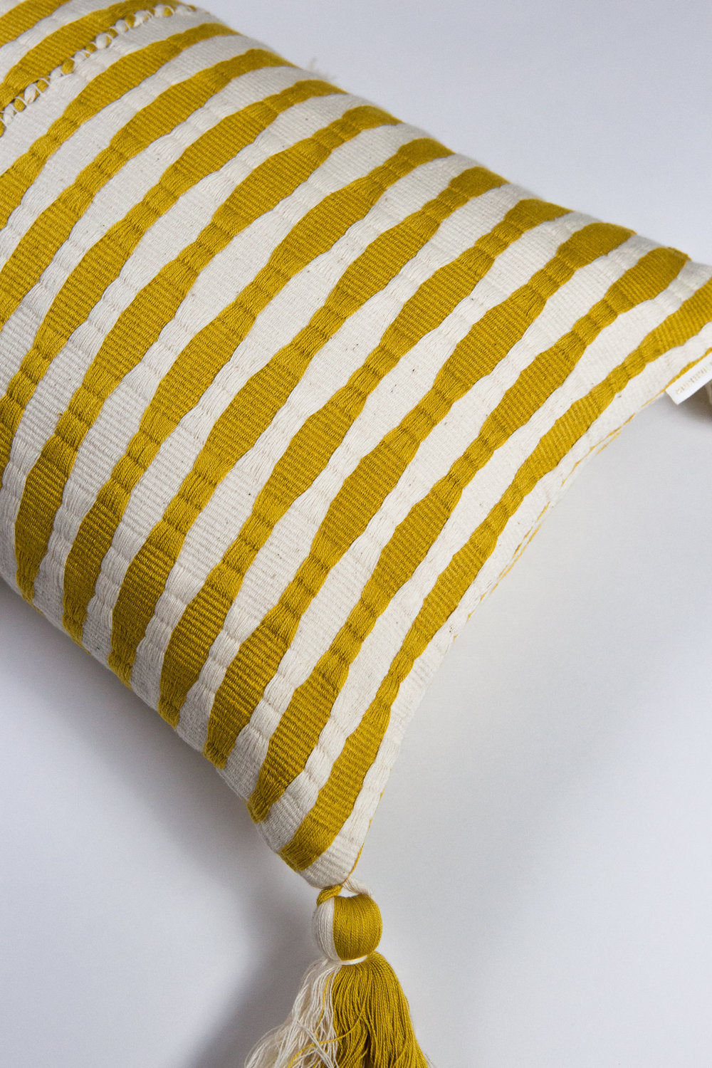 Antigua Pillow in Ochre Striped