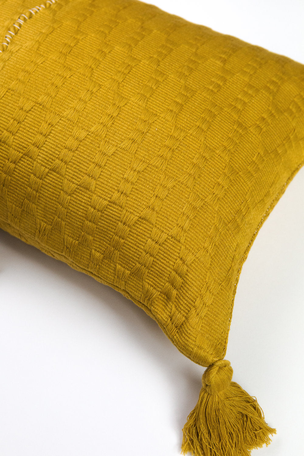 Antigua Pillow in Ochre Solid