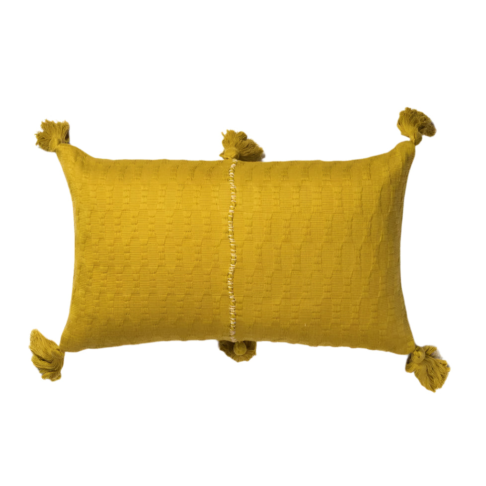 Antigua Pillow in Ochre Solid